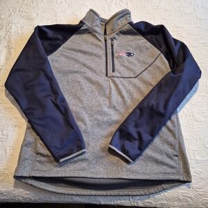 G-III Sports New England Patriots Men's Mountain Trail Half Zip Pullover Jacket